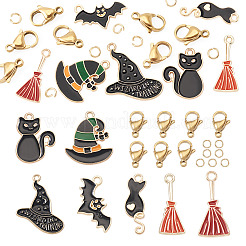 7 Stück 7 Stile DIY Legierung Emaille Anhänger Dekorationen Herstellung Kits&nbsp;FIND-TA0009-03