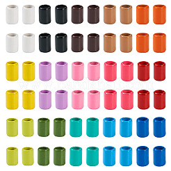 120 шт. двухцветные бусины из сплава с покрытием из распыляемого покрытия для изготовления ювелирных изделий&nbsp;FIND-TA0002-74