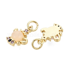Ottone micro spianare fascino zirconi&nbsp;KK-R162-026A-G-01