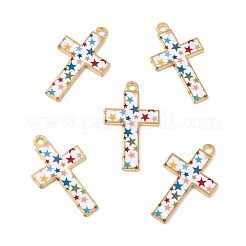 Подвески в стиле мозаики из сплава золотого тона ENAM-G213-01G-02