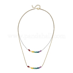 Chakra-Anhänger aus gefärbtem&nbsp;NJEW-JN06649