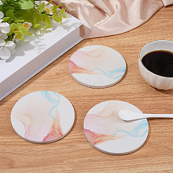 3 шт. фарфоровые подставки под чашки&nbsp;PORC-DJ0001-01A