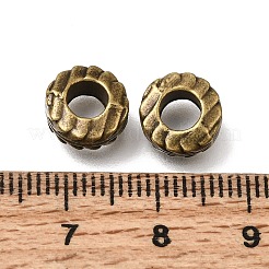 Tibetische Stil Legierung Großlochperlen&nbsp;AL-CBA3B63-17AB