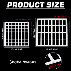 Акриловые рисунки трафареты шаблоны DIY-BC0015-50C