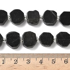 Натуральный черный турмалин бисер нитей G-I394-D17