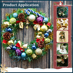 240 шт. 6 стиля железных колокольчиков подвески&nbsp;IFIN-PH0002-39