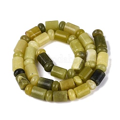 Cuentas de jade Xiuyan naturales hebras&nbsp;G-Q616-09E-01
