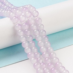 Выпечка окрашенные стеклянные бусины пряди DGLA-R053-01B