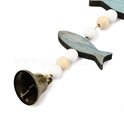 1 décoration suspendue en bois sur le thème nautique côtier&nbsp;WD-XCP0001-08