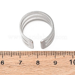 Открытые кольца манжеты из нержавеющей стали 304&nbsp;RJEW-P176-01P