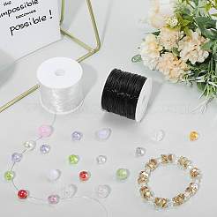 2 рулон 2-х цветной круглой кристаллической эластичной нити EW-PA0001-01B