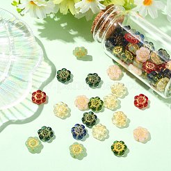 70pcs 7 Farben transparente Glasperlen&nbsp;GLAA-CJ0002-92
