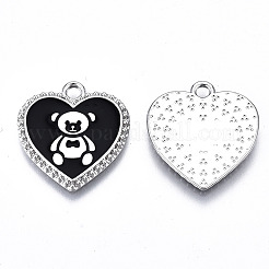 Подвески из экологически чистого сплава с эмалью&nbsp;LS-X-ENAM-Q437-042P-01-NR