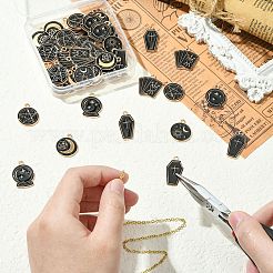 60шт 6 стиля подвески из сплава с эмалью&nbsp;ENAM-CJ0006-85