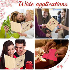 Cartes de vœux en bois pour la Saint-Valentin&nbsp;DIY-CP0011-91D