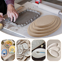 6шт 6 стиля МДФ деревянные доски Молды TOOL-PH0001-94