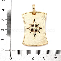 Латунные микро проложить кубического циркония подвески&nbsp;KK-U076-02G