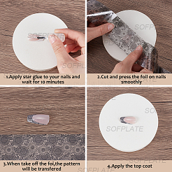 10 Rolle Haustier-Nagelkunst-Aufkleber&nbsp;MRMJ-SP0001-47A