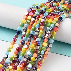 Perles en verre electroplate&nbsp;X-EGLA-P056-01B