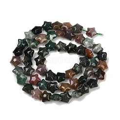 Природного индийского агата бисер нитей G-Z080-A17-8mm