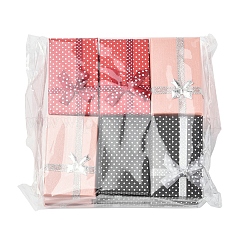 12 шт. 3-х цветные картонные бумажные коробки для набора украшений CBOX-FS0001-02