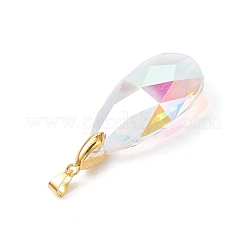 Anhänger aus Messing und Glas&nbsp;PALLOY-JF05368