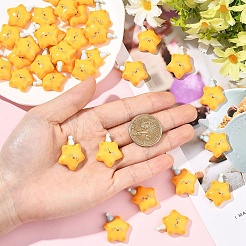 Непрозрачные кабошоны из смолы&nbsp;RESI-YW0005-38-1