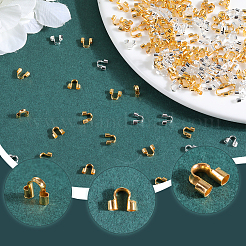 600 шт. Защитные ограждения из латунной проволоки 2 цветов KK-SP0001-96