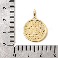 Messing micro pave klare zirkonia anhänger&nbsp;KK-H267-095G