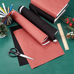 2 лист обложки для книг из искусственной замши 2 цветов&nbsp;DIY-CP0011-10B