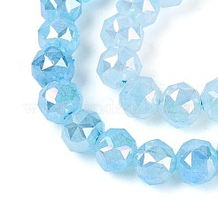 Anlaufschutz-Glasperlenstränge mit galvanischer Beschichtung&nbsp;GLAA-N064-6mm-09