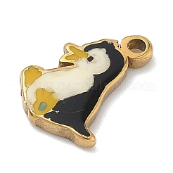 Подвески из нержавеющей стали 304 с эмалью&nbsp;STAS-G374-01G-03