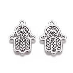 Тибетском стиле филигрань сплава подвески TIBEP-5262-AS-FF
