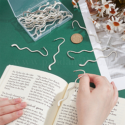 30 шт. волнистые закладки из цинкового сплава FIND-ME0002-19