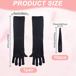 10 Stück Fingerschutz aus Eisen&nbsp;AJEW-DR0001-78