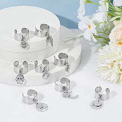 Кольца-манжеты из нержавеющей стали 304&nbsp;RJEW-UN00039