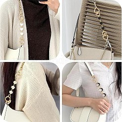 2 шт. 2 стиля сплава белая эмаль луна сердце звено сумка удлинитель цепи&nbsp;HJEW-YW00084-02