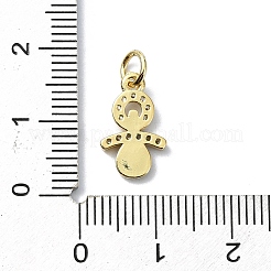 Подвески из латуни с микропаве и цирконием&nbsp;KK-H475-49G