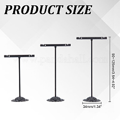 1 набор Т-образных железных сережек-дисплеев EDIS-DR0001-11