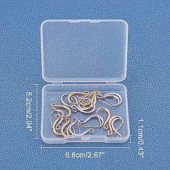 Латунные крючки для сережек&nbsp;KK-FH0001-24