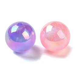 Акриловые бусины с УФ-покрытием и позолоченной пудрой&nbsp;PACR-E003-06