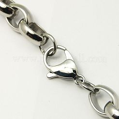 Colliers en acier inoxydable 304 résistant au ternissement&nbsp;NJEW-C074-17