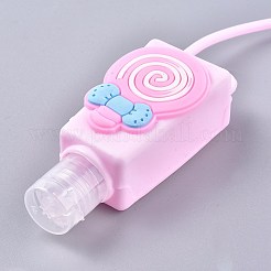 Портативная пластиковая многоразовая бутылка&nbsp;AJEW-TAC0020-06B