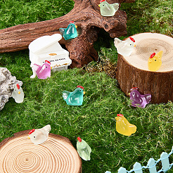 50 шт. светящиеся смоляные кабошоны&nbsp;RESI-SP0001-21