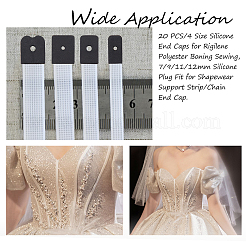 80 шт. 4 стильных колпачка из смолы для свадебного платья AJEW-PH0004-26