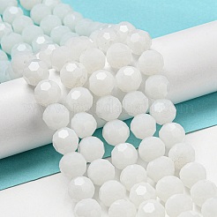 Supports de perles de verre imitation jade&nbsp;X-EGLA-A035-J10mm-D05
