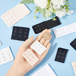 12 шт. 12 стиля полиэстер женский бюстгальтер удлинитель для нижнего белья FIND-GF0006-12