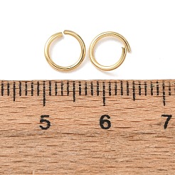Messing Open Ringe springen&nbsp;KK-G604-08G-27