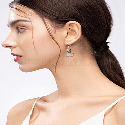 10шт 5 цвета непрозрачные акриловые подвески&nbsp;OACR-LP0001-09