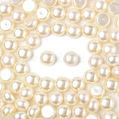 100 шт. Абс пластик имитация жемчуга бусины&nbsp;OACR-YW0002-46A